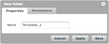 'File > New Folder'