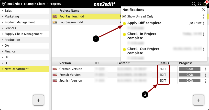DIFF Successfully Applied to Project