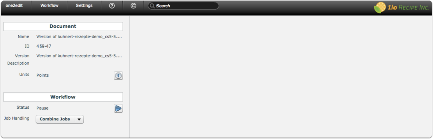 'Project > Assign Workflow'